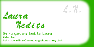 laura nedits business card